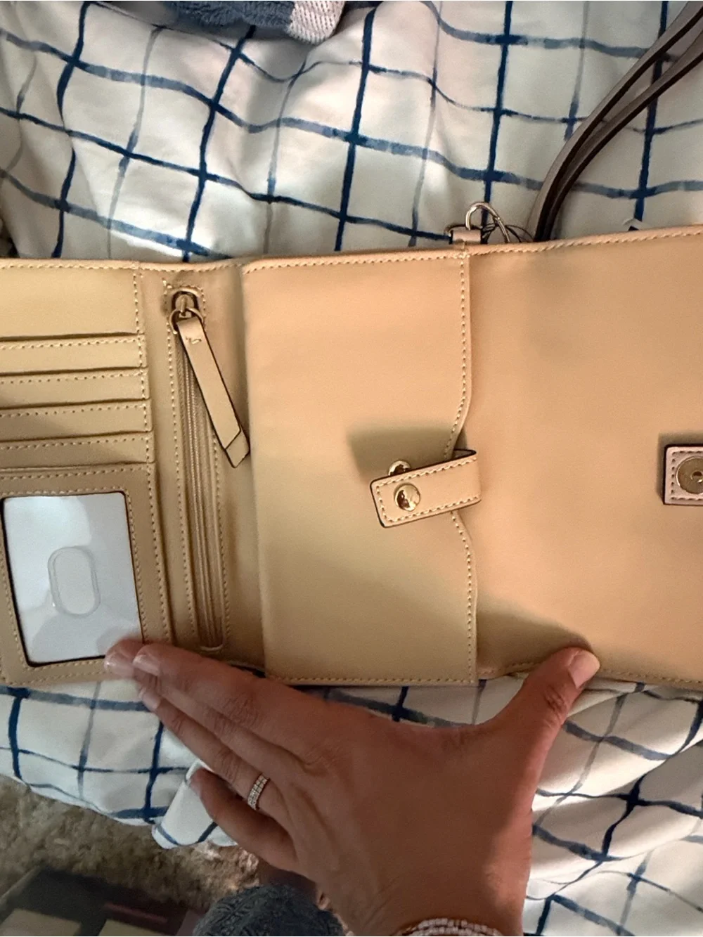 Assorted Women’s Wristlet Wallets - Pink, Black, Gray, Rose Gold